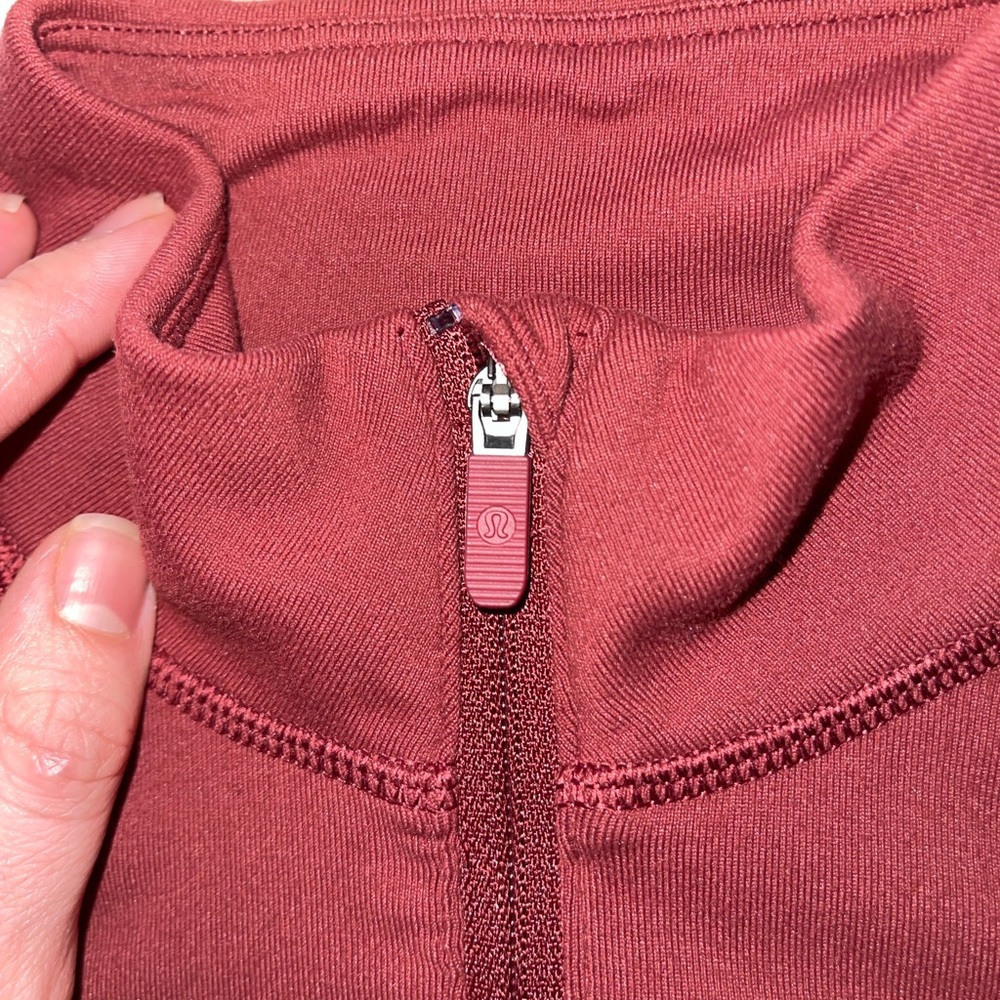 Lululemon It’s Rulu Run Cropped Half Zip - Picture 7 of 12